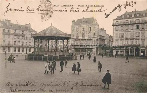 AK / Ansichtskarte LORIENT 56 Morbihan Place Alsace-Lorraine Pavillon