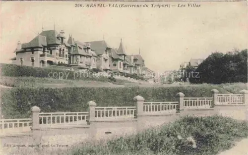 AK / Ansichtskarte Mesnil-Val Criel-sur-Mer 76 Seine-Maritime Les villas