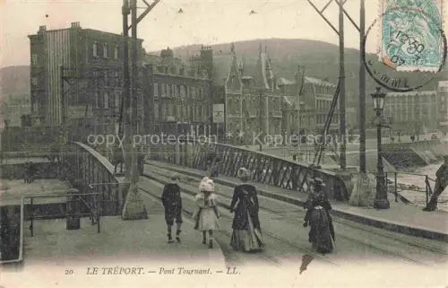 AK / Ansichtskarte LE TREPORT Dieppe 76 Seine-Maritime Pont Tournant