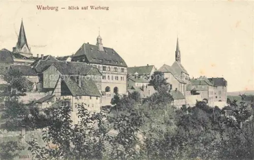 AK / Ansichtskarte Warburg Westfalen Blick auf die Warburg