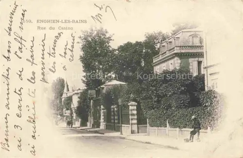 AK / Ansichtskarte Enghien-les-Bains 95 Val-d Oise Rue du Casino