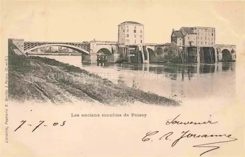 AK / Ansichtskarte Poissy Saint-Germain-en-Laye 78 Yvelines Les anciens moulins