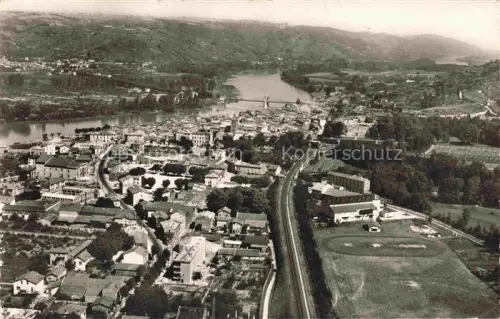 AK / Ansichtskarte St-Vallier-sur-Rhone VALENCE 26 Drome Vue générale aérienne Vallée du Rhône