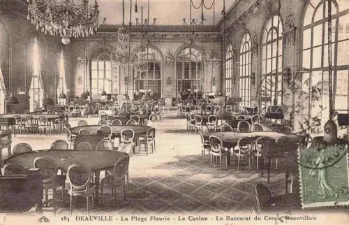 AK / Ansichtskarte DEAUVILLE-SUR-MER Lisieux 14 Calvados Casino Le Baccarat du Cercle Deauvillais