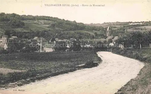 AK / Ansichtskarte Villenauxe-la-Grande Nogent-sur-Seine 10 Aube Route de Montmirail