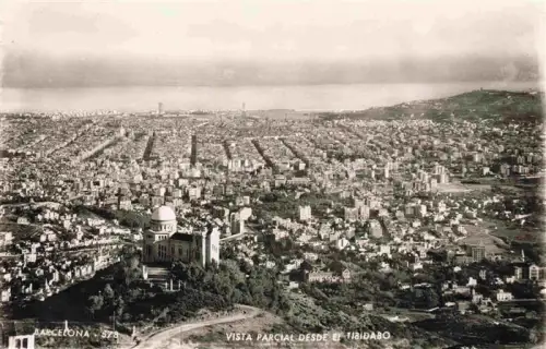 AK / Ansichtskarte BARCELONA Cataluna ES Vista parcial desde el Tibidabo