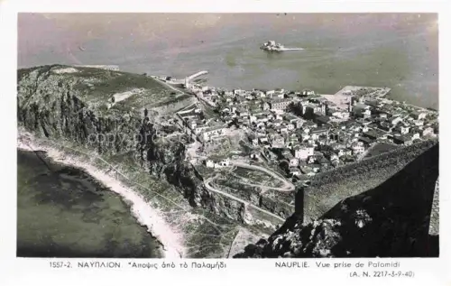 AK / Ansichtskarte Nauplie Nauplia Nauplion Nafplio Greece Vue prise de Palamidi