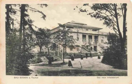 AK / Ansichtskarte BAD SODEN  Taunus Hessen Das neue Inhalatorium Feldpost