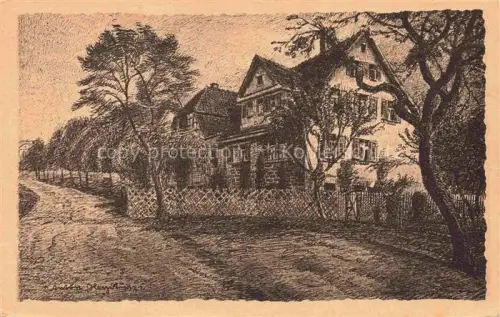 AK / Ansichtskarte Bad Koenig Odenwald Hessen Erholungsheim Dr. Zimper Kuenstlerkarte