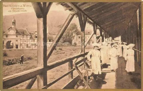 AK / Ansichtskarte BAD SOODEN-ALLENDORF Wandelgang am Gradierwerk