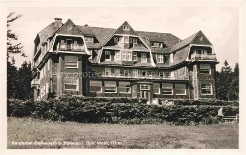 AK / Ansichtskarte Ilmenau  Thueringen Berghotel Gabelbach