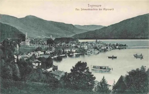 AK / Ansichtskarte Tegernsee Bayern Das Schmuckkaestlein der Alpenwelt
