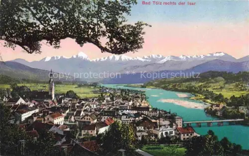 AK / Ansichtskarte BAD ToeLZ Panorama mit Isar