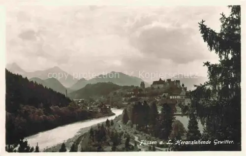 AK / Ansichtskarte Fuessen am Lech Allgaeu Bayern Panorama