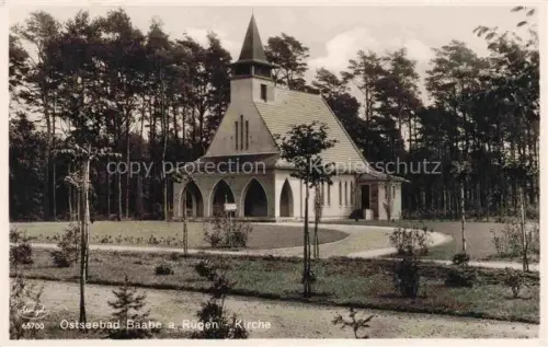 AK / Ansichtskarte BAABE Ostseebad Ruegen Kirche