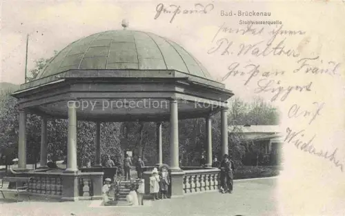 AK / Ansichtskarte Bad Brueckenau Bayern Stahlwasserquelle