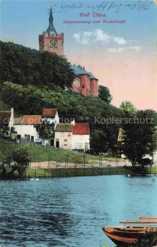 AK / Ansichtskarte Bad Cleve KLEVE Schwanenburg vom Kermisdahl