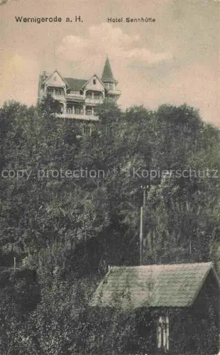 AK / Ansichtskarte Wernigerode Harz Hotel Sennhuette