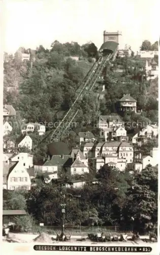 AK / Ansichtskarte Loschwitz DRESDEN Bergschwebebahn