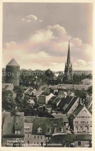 AK / Ansichtskarte FREIBERG  Sachsen Blick zum Donatturm in der Jakobikirche