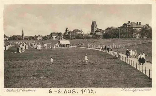 AK / Ansichtskarte CUXHAVEN Nordseebad Seedeichpromenade