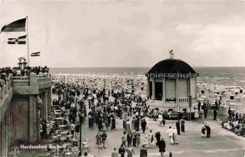 AK / Ansichtskarte BORKUM Nordseebad Promenade Strand
