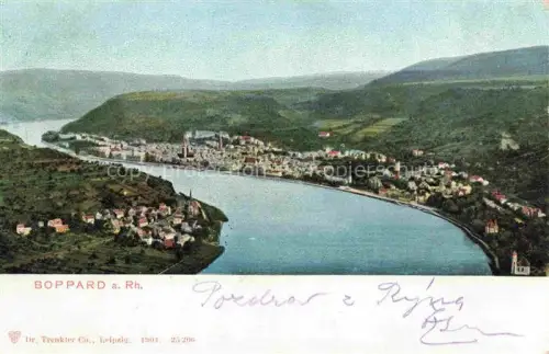 AK / Ansichtskarte Boppard Rhein Rheinland-Pfalz Panorama