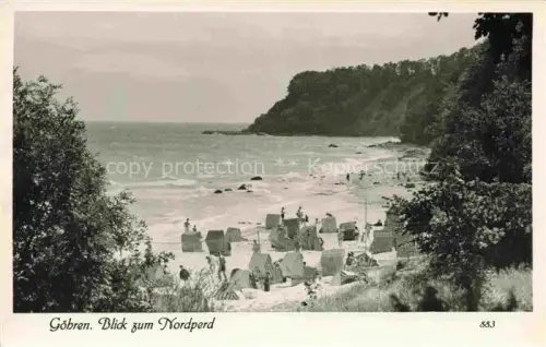 AK / Ansichtskarte GoeHREN  Ostseebad Ruegen Blick zum Nordperd