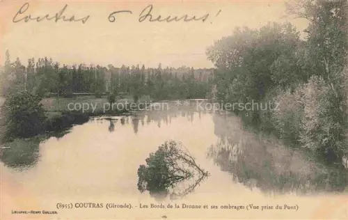 AK / Ansichtskarte Coutras 33 Gironde Les Bords de la Dronne et ses ombrages