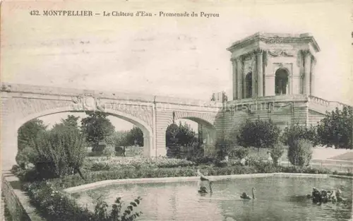 AK / Ansichtskarte MONTPELLIER 34 Le Chateau d'Eau Promenade du Peyrou