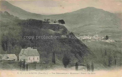 AK / Ansichtskarte St-Savin Argeles-Gazost 65 Hautes-Pyrenees Vue panoramique Miramont Pietat St Savin