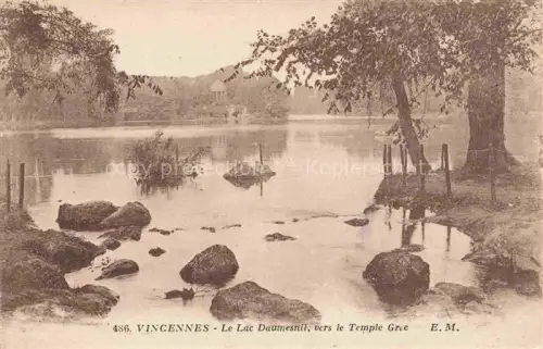 AK / Ansichtskarte VINCENNES 94 Val-de-Marne Le Lac Daumesnil vers le Temple Gree