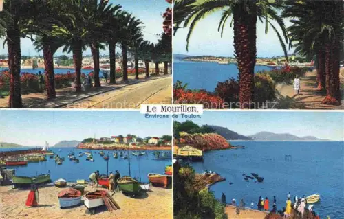 AK / Ansichtskarte Le Mourillon  TOULON-sur-Mer 83 Var Palmenstrasse Strandpartien