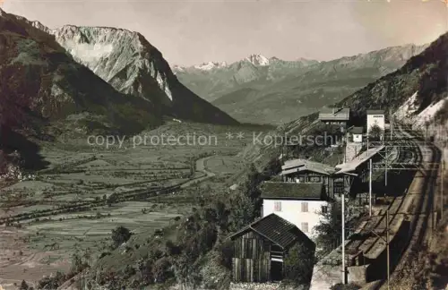 AK / Ansichtskarte Hohtenn Raron VS mit Rhonetal Dt de Morcles et Haut de Cry
