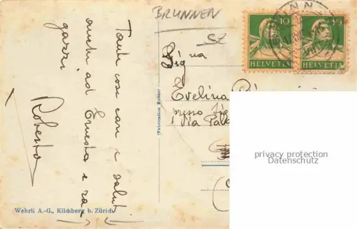 AK / Ansichtskarte Brunnen  SZ Schiffslaende