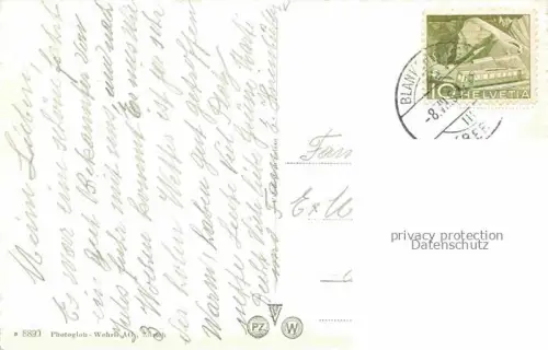 AK / Ansichtskarte Zweisimmen BE Panorama Eisenbahn