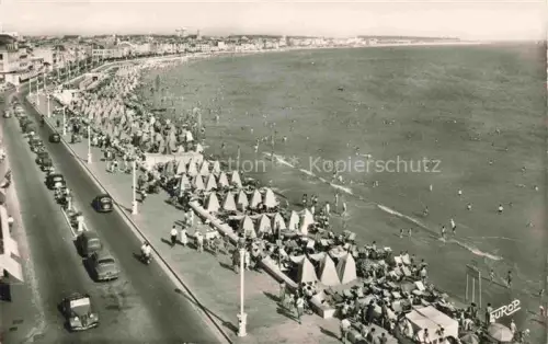 AK / Ansichtskarte Les Sables-d Olonne 85 Le remblai et la plage vue generale aerienne