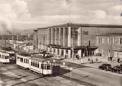 AK / Ansichtskarte STRAssENBAHN Tramway-- Dortmund Hauptbahnhof 