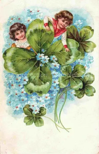 AK / Ansichtskarte Kinder Child Enfants Litho Blumen
