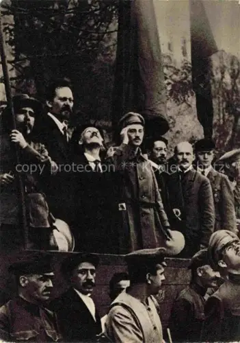 AK / Ansichtskarte Swerdlow Jakow Michailowitsch (1885-1919) Politik Russia Soldaten Armee 