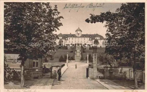 AK / Ansichtskarte Gottleuba-Berggiesshuebel Bad Heilstaette der LVA Sachsen Eingang