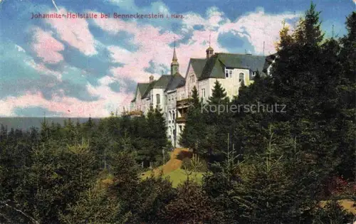AK / Ansichtskarte Benneckenstein Harz Sachsen-Anhalt Johanniter-Heilstaette