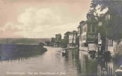 AK / Ansichtskarte Constantinople Constantinopel ISTANBUL TK Vue des Eaux-Douces d'Asie Feldpost Marine-Schiffspost