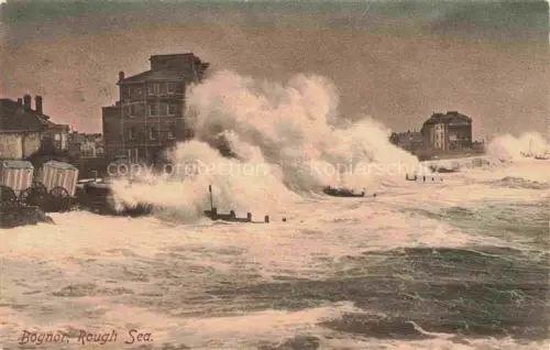 AK / Ansichtskarte Bognor-Regis West-Sussex UK Rough Sea Brandung