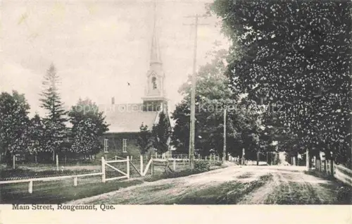 AK / Ansichtskarte Rougemont Quebec Canada Main Street Church