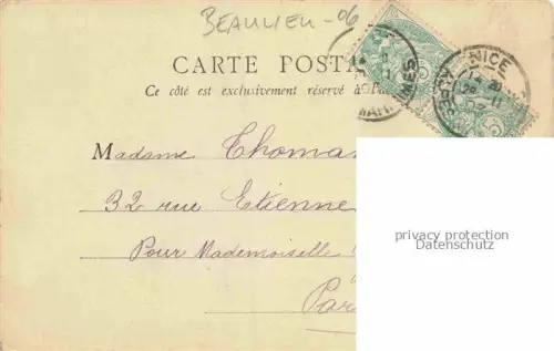 AK / Ansichtskarte Beaulieu -sur-Mer 06 Alpes-Maritimes Hôtel Bristol vue aérienne