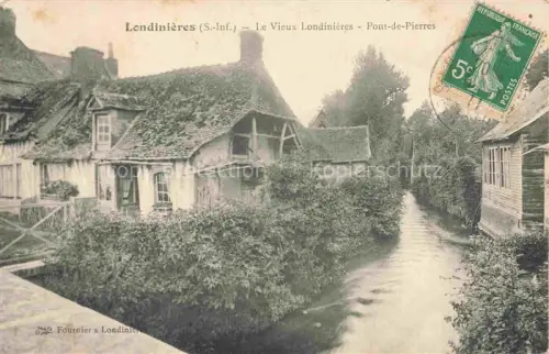 AK / Ansichtskarte Londinieres DIEPPE 76 Seine-Maritime Le vieux Londinières Pont de Pierres