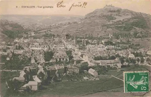 AK / Ansichtskarte Espalion Rodez 12 Aveyron Vue générale aérienne