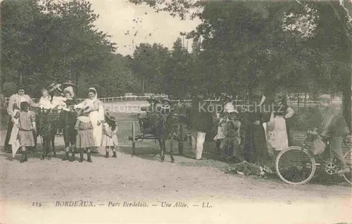 AK / Ansichtskarte BORDEAUX 33 Gironde Parc Bordelais une allée