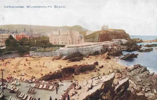AK / Ansichtskarte Ilfracombe North Devon UK Wildersmouth Beach